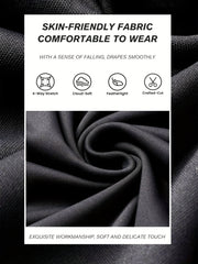 Women's spring and summer high waisted tight fitting flared pants, slim leg long black pants, thin wide leg pants for slim women