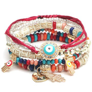 Bohemian Style Handmade Beaded Multi-layer Bracelet