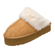 Women's Winter Thick Sole Fleece Slippers with Anti-Slip