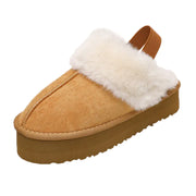 Women's Winter Thick Sole Fleece Slippers with Anti-Slip