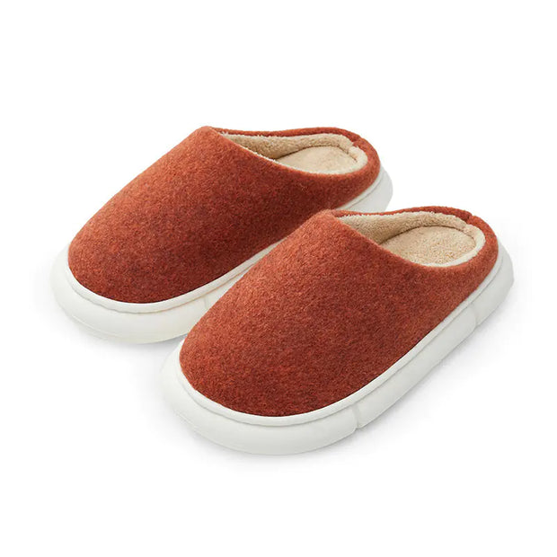 Women's Winter Cotton Slippers - Thick Bottom Non-slip