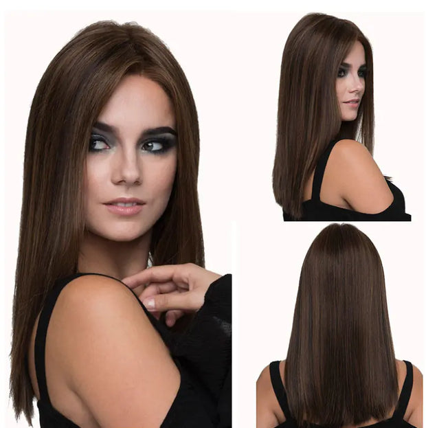 Chemical Fiber Hair with Split Bangs